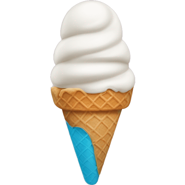 double scoop ice cream cone emoji