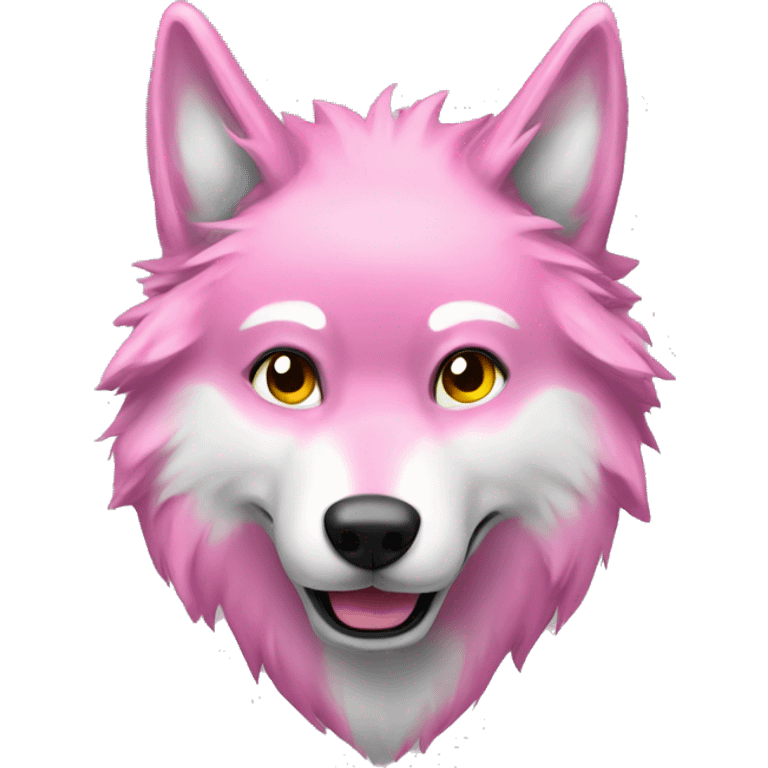 Pink Wolfle ball emoji