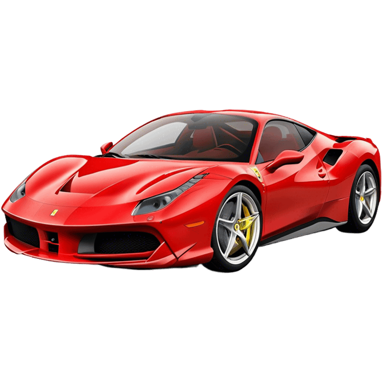 Ferrari 488 GTB - Ferrari (Model Year: 2020) (Iconic colour: Red) emoji