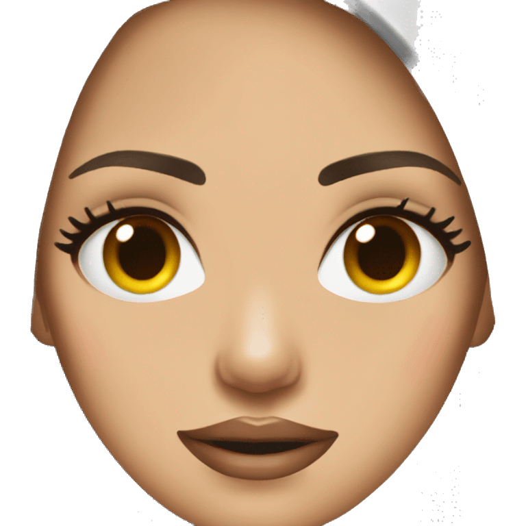 Megan fox emoji brown  emoji