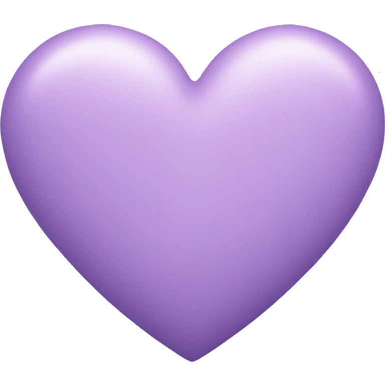 Pastel Purple Heart  emoji