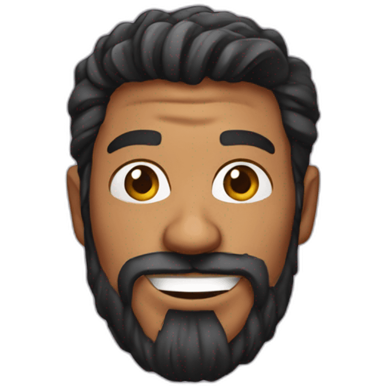 Spiderman avec barbe emoji