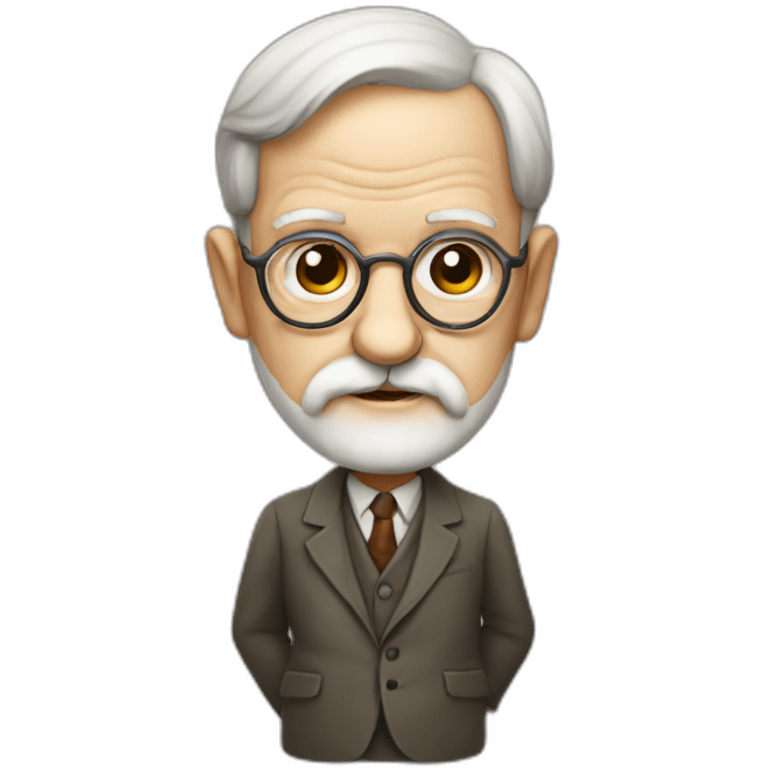 cute sigmund freud emoji