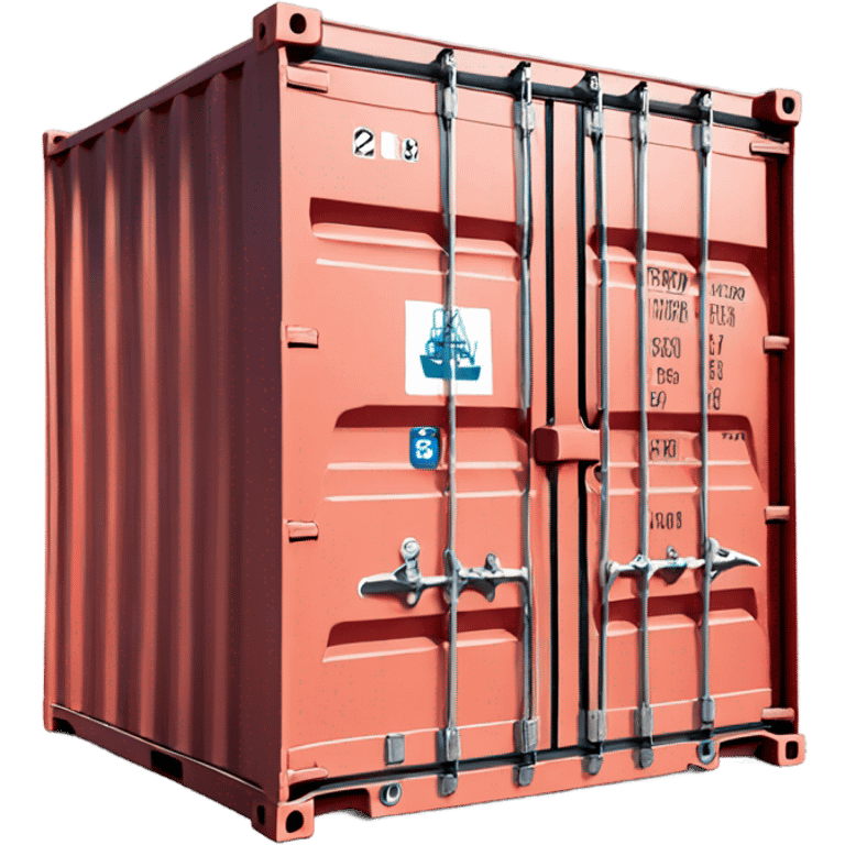 Shipping container emoji