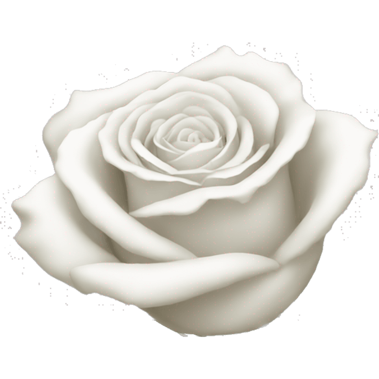 White rose simple emoji