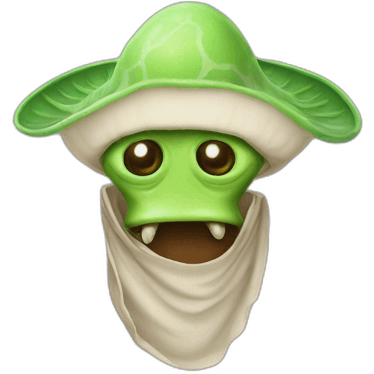 Alien with gyros emoji