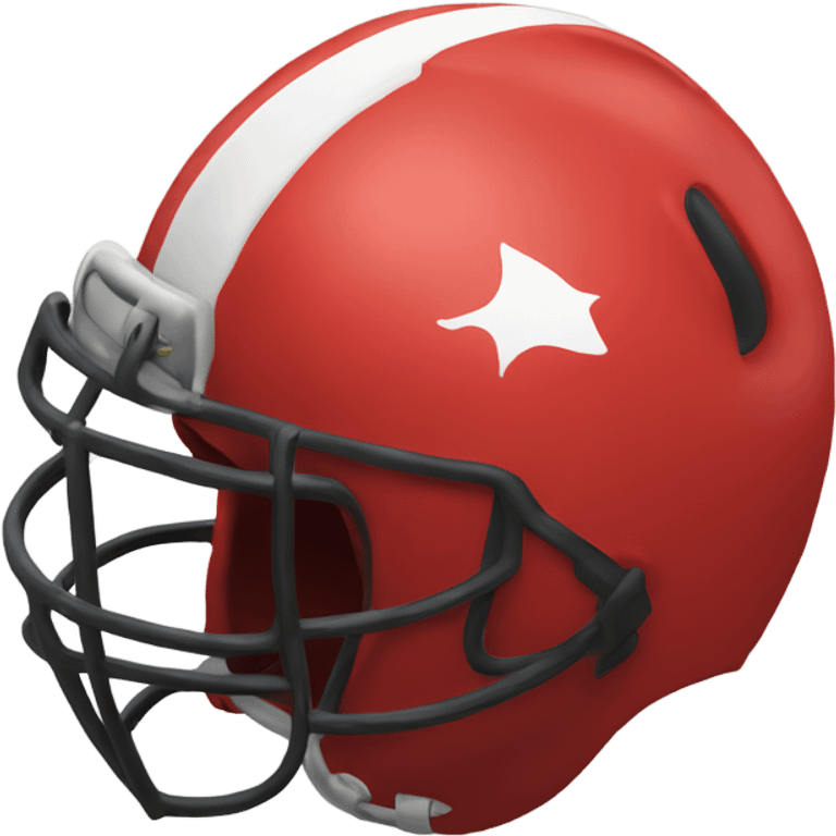 An AFL football red  emoji