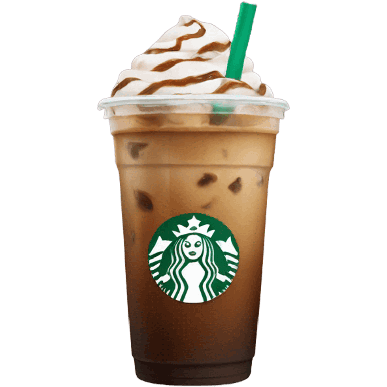 Starbucks iced coffee emoji