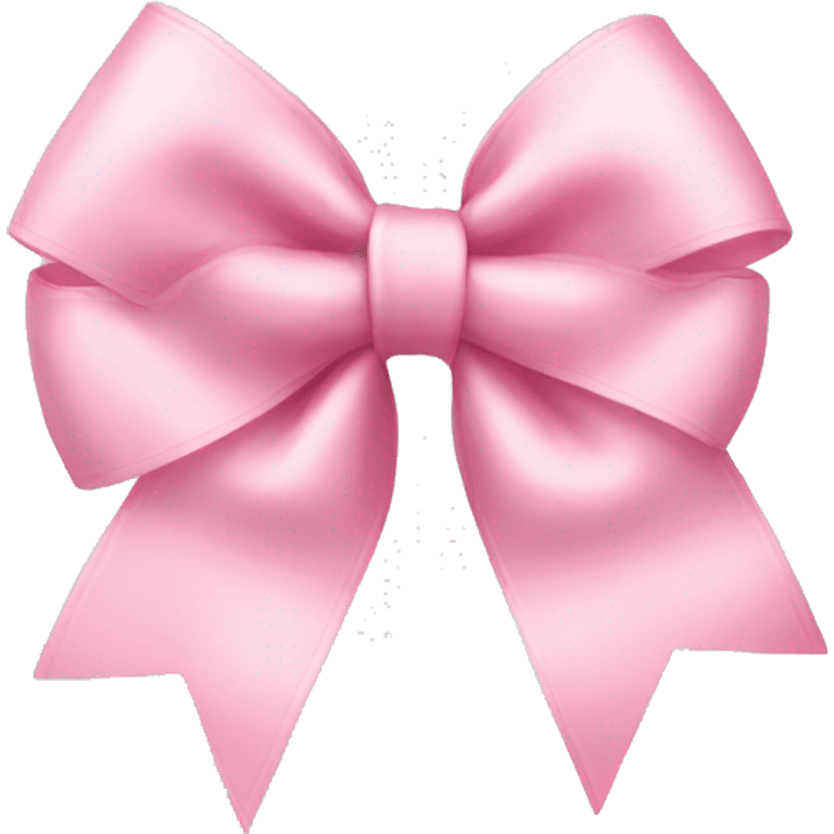 Light pink birthday bow emoji