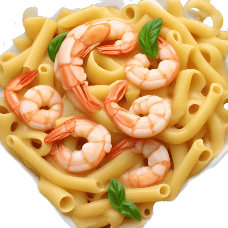 Creamy shrimp pasta emoji