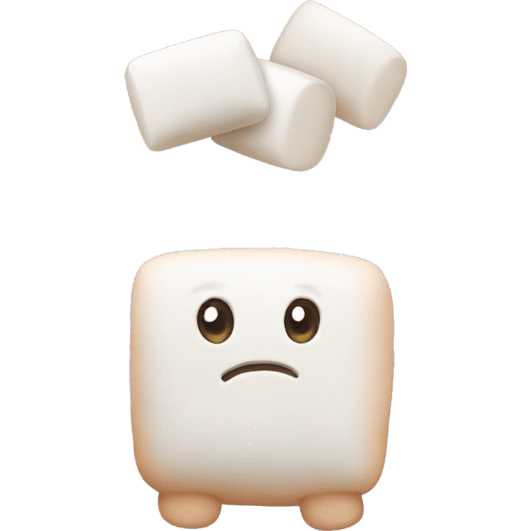 Marshmallows cute emoji