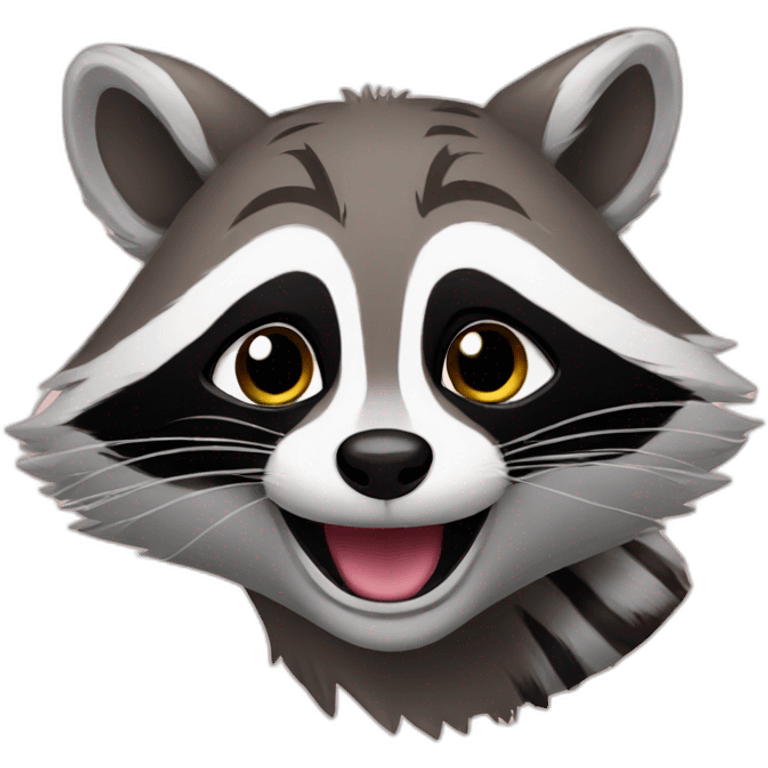 Racoon emoji