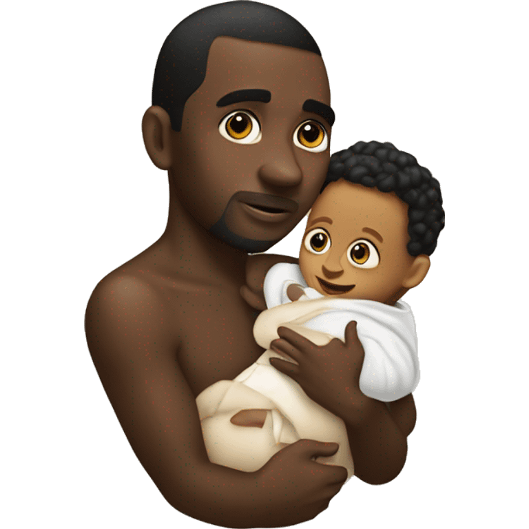 Pdiddy holding a baby emoji