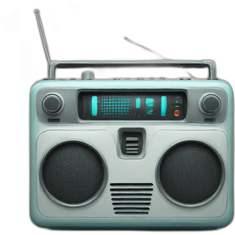 Radio active junk emoji