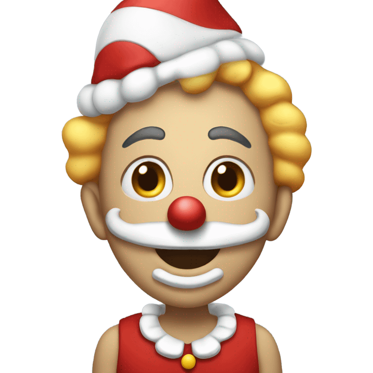 santa clown emoji