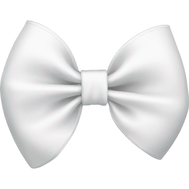 White bow emoji