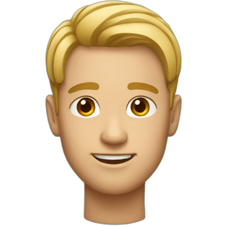 Short haired man emoji