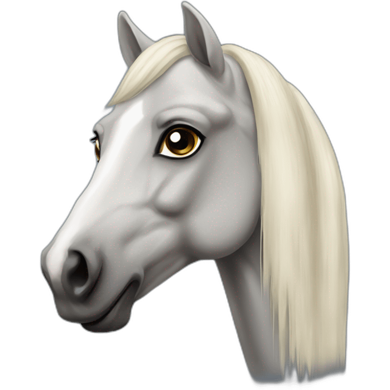 fleabitten arabian horse emoji