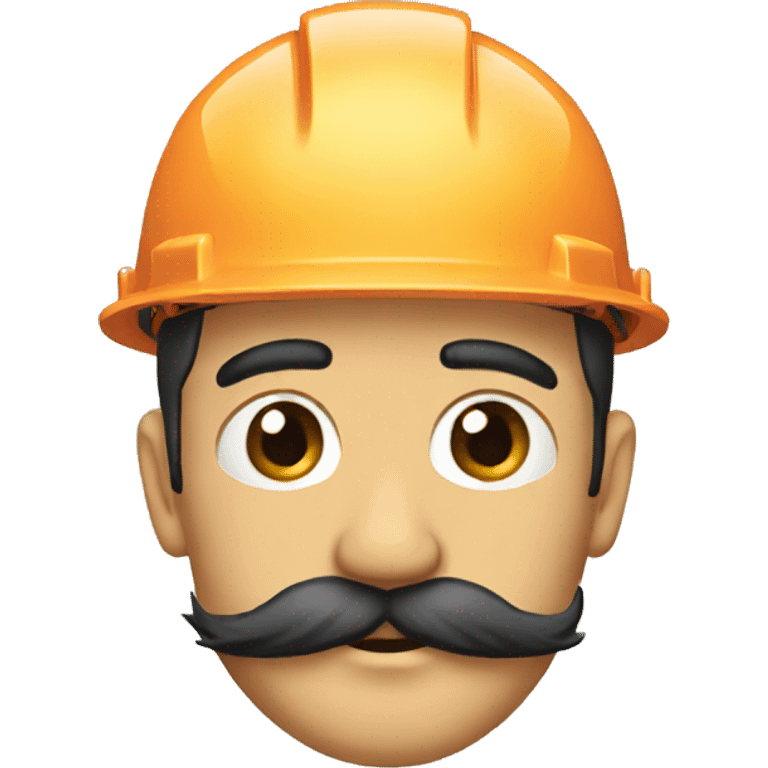 construction crane mustache emoji