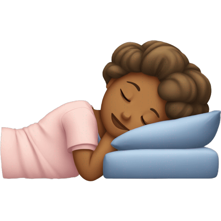 Girl sleeping  emoji