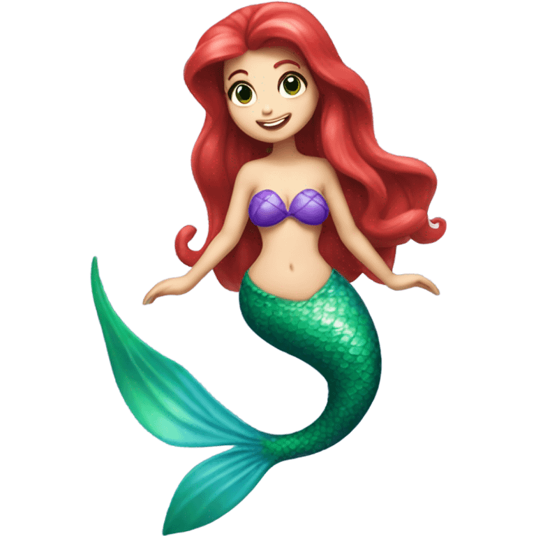 ariel the little mermaid emoji