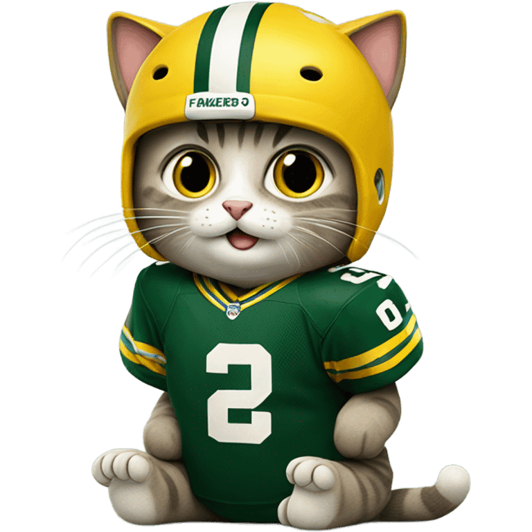 Packers fan cat  emoji