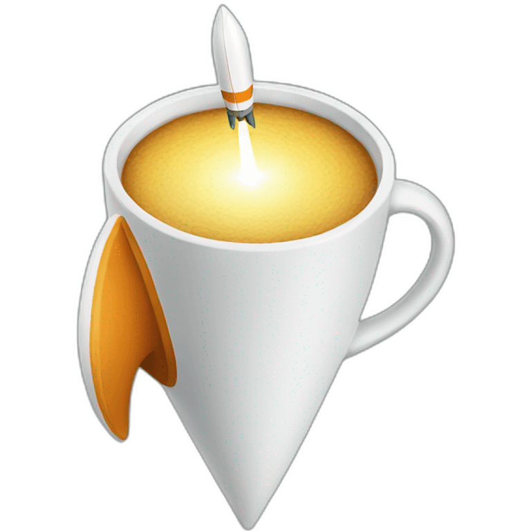 cup on the rocket emoji