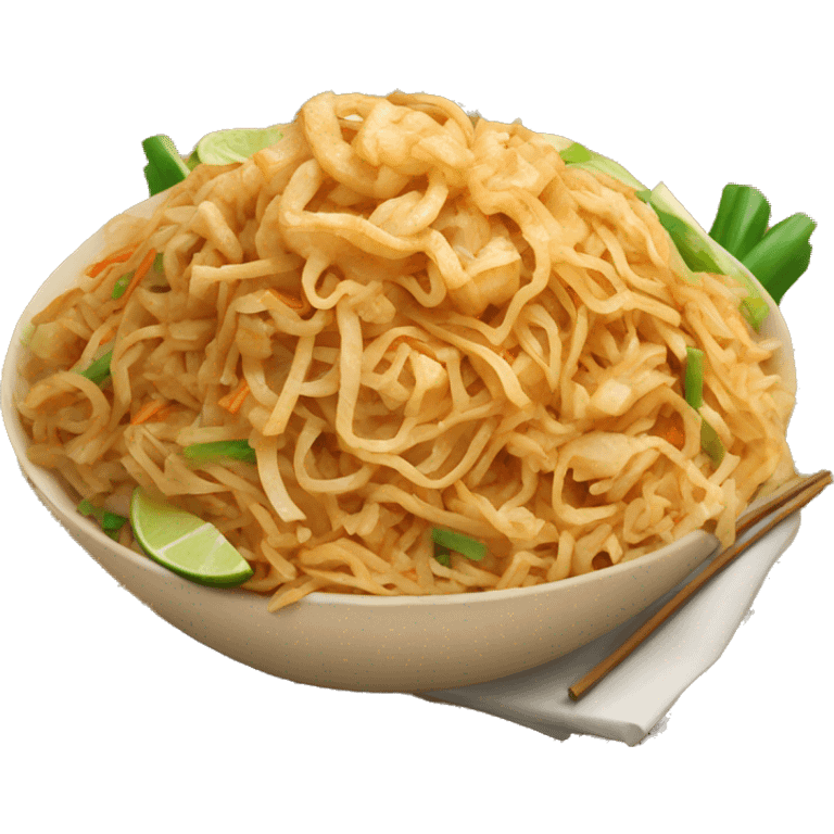 Filipino noodles pancit emoji