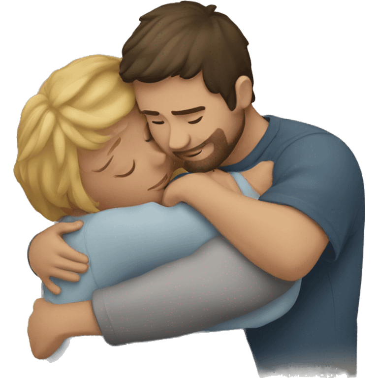 person hug home emoji