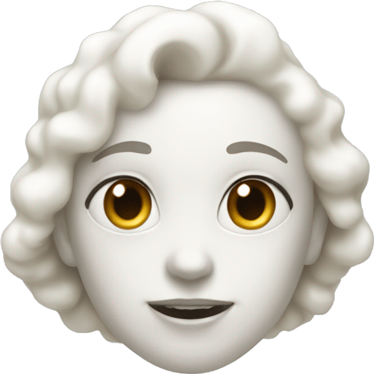 White pearl emoji