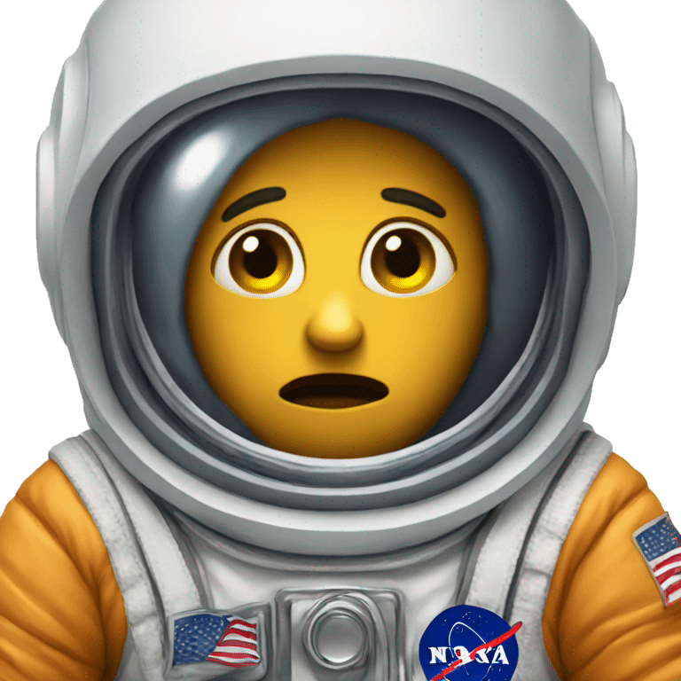 scared astronaut emoji