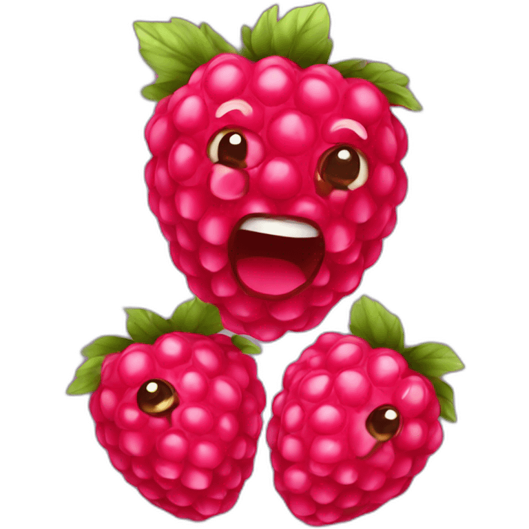 Raspberry emoji