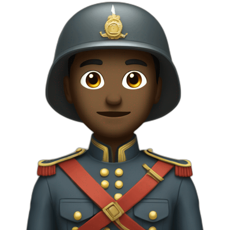 Soldat au garde à vous emoji