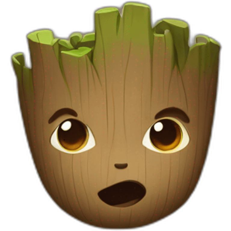 groot bisou emoji