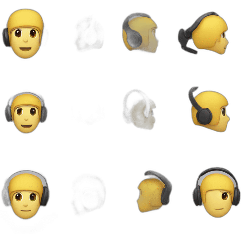 Cascos con letras OL emoji