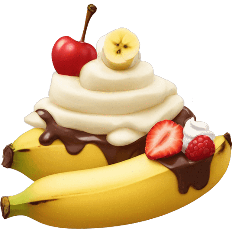 Banana split emoji