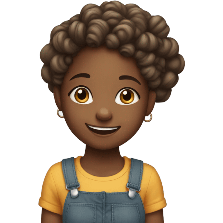 Black girl omg emoji