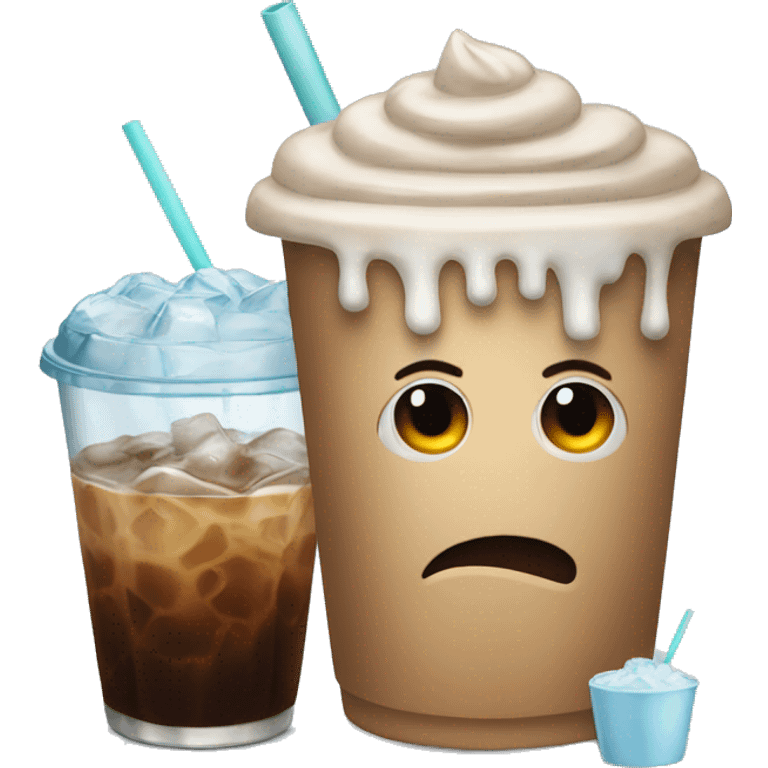 Iced coffe emoji