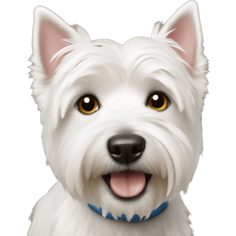 Westie dog emoji