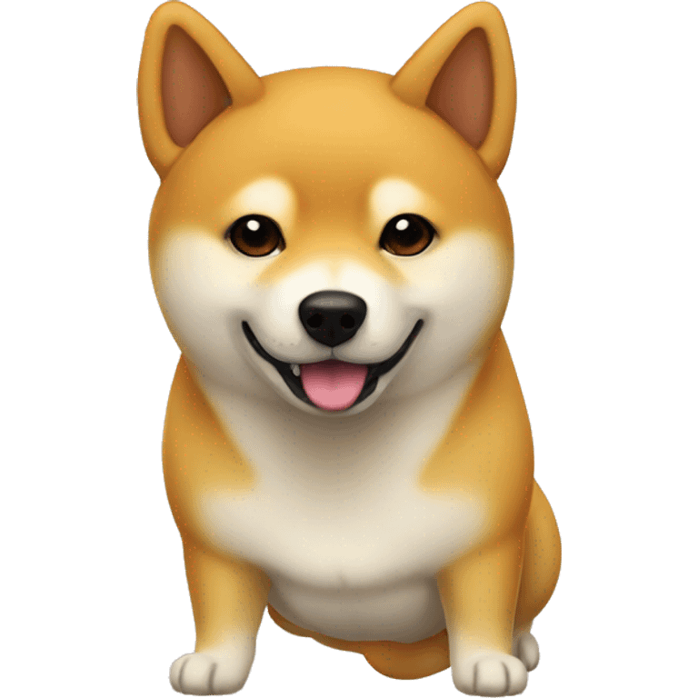 shiba inu all yellow emoji