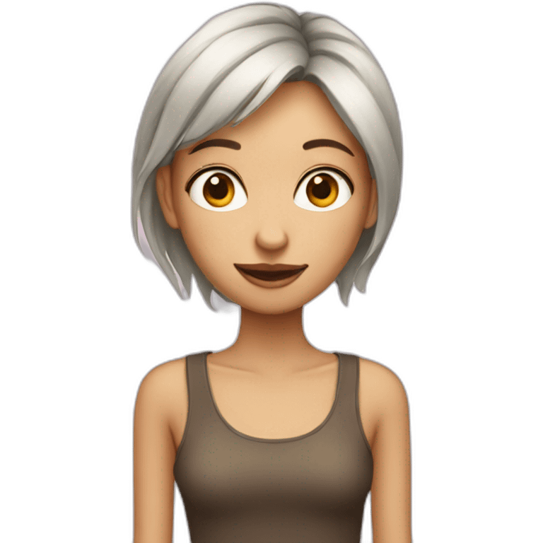 Skinny girl emoji