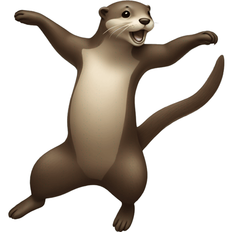 Dancing otter  emoji