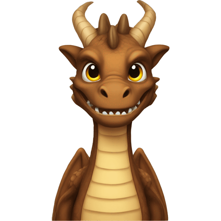 Brown dragon emoji