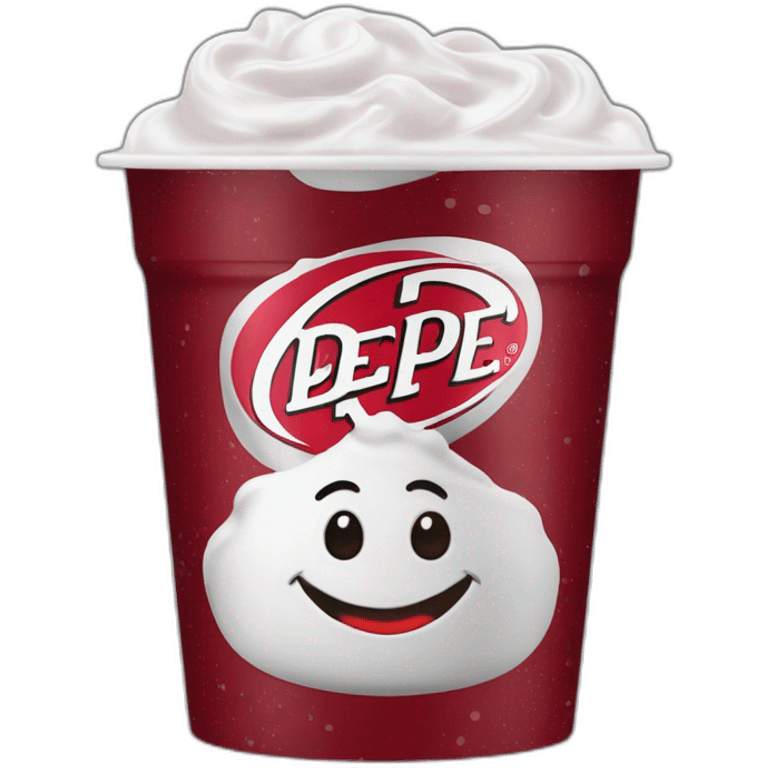 64 oz diet dr pepper mixed with horchata in a gas station cup emoji