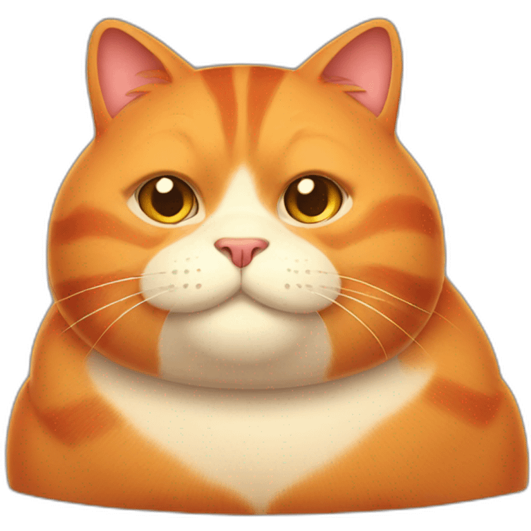 red fat cat emoji