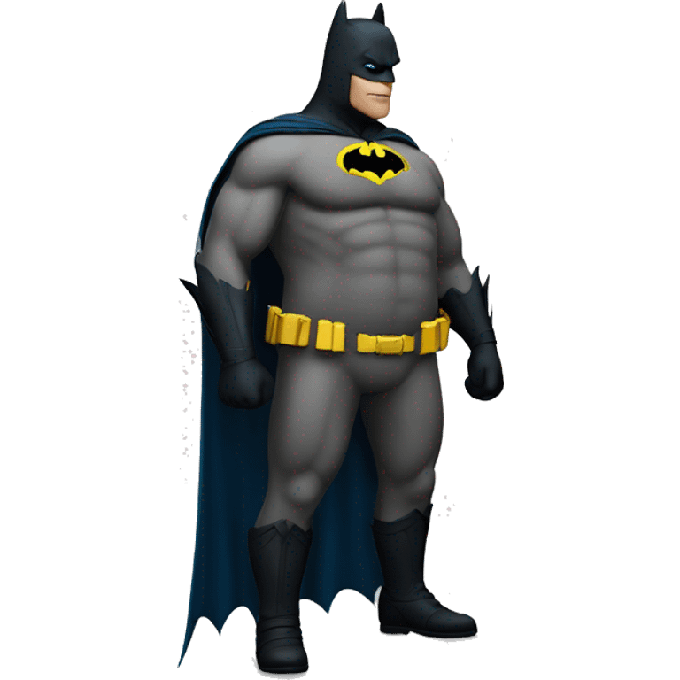 Batman with a fat booty emoji