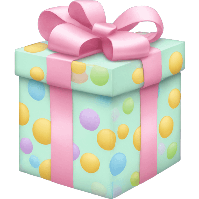 pastel gift box emoji