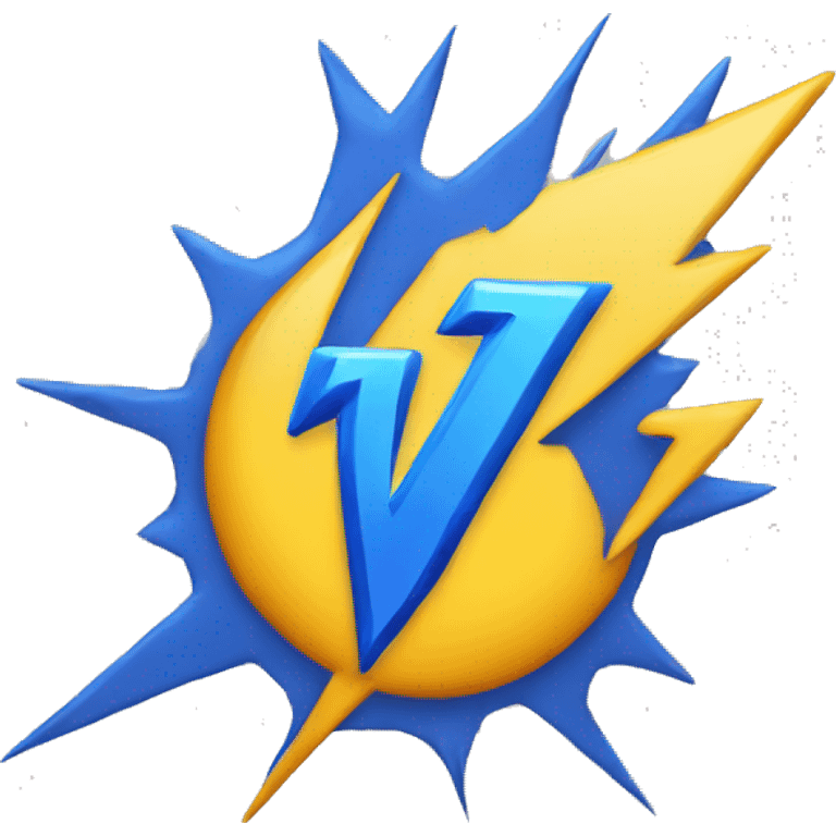 "VS" lightning emoji