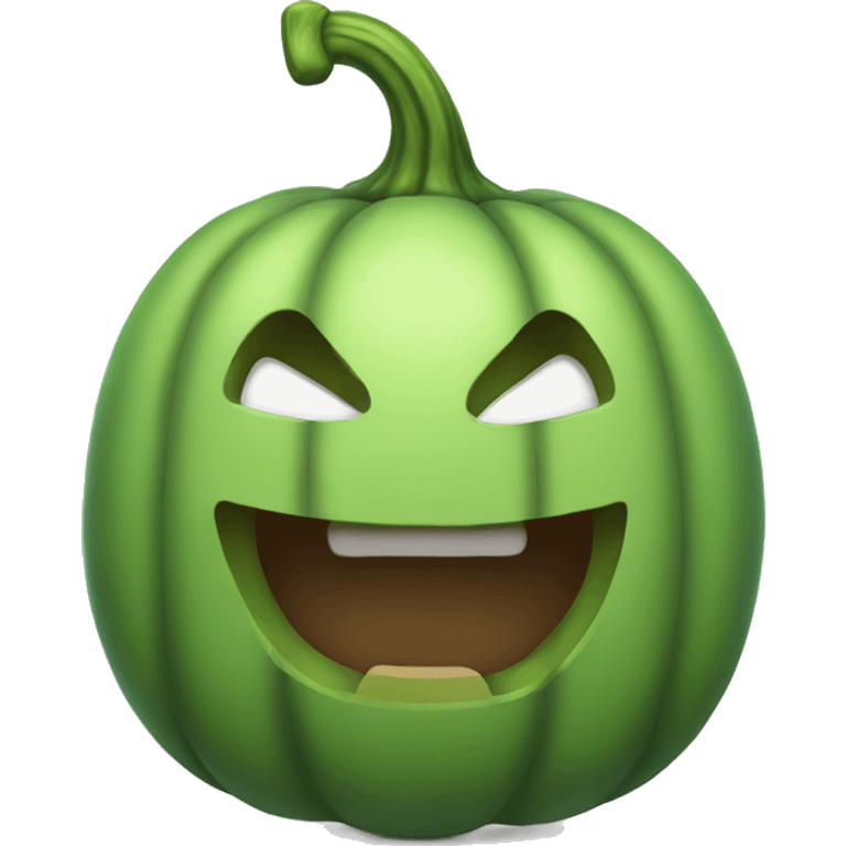 Green pumpkin emoji