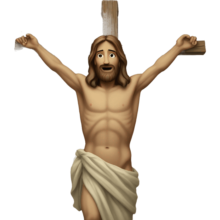 Jesus on cross emoji